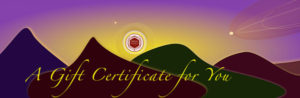 Mind Body Healing Gift Certificates